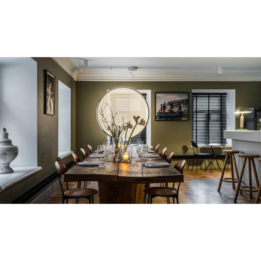 Artemide 1993330APP - LED pendel m. RGBW-farver dæmpbar DISCOVERY LED/59W/230V 2700-6500K sort