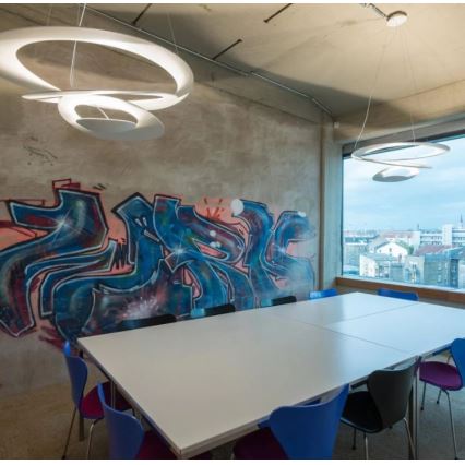 Artemide AR 1237010A - Dæmpbar pendel med kabelophæng PIRCE MINI 1xR7s/330W/230V