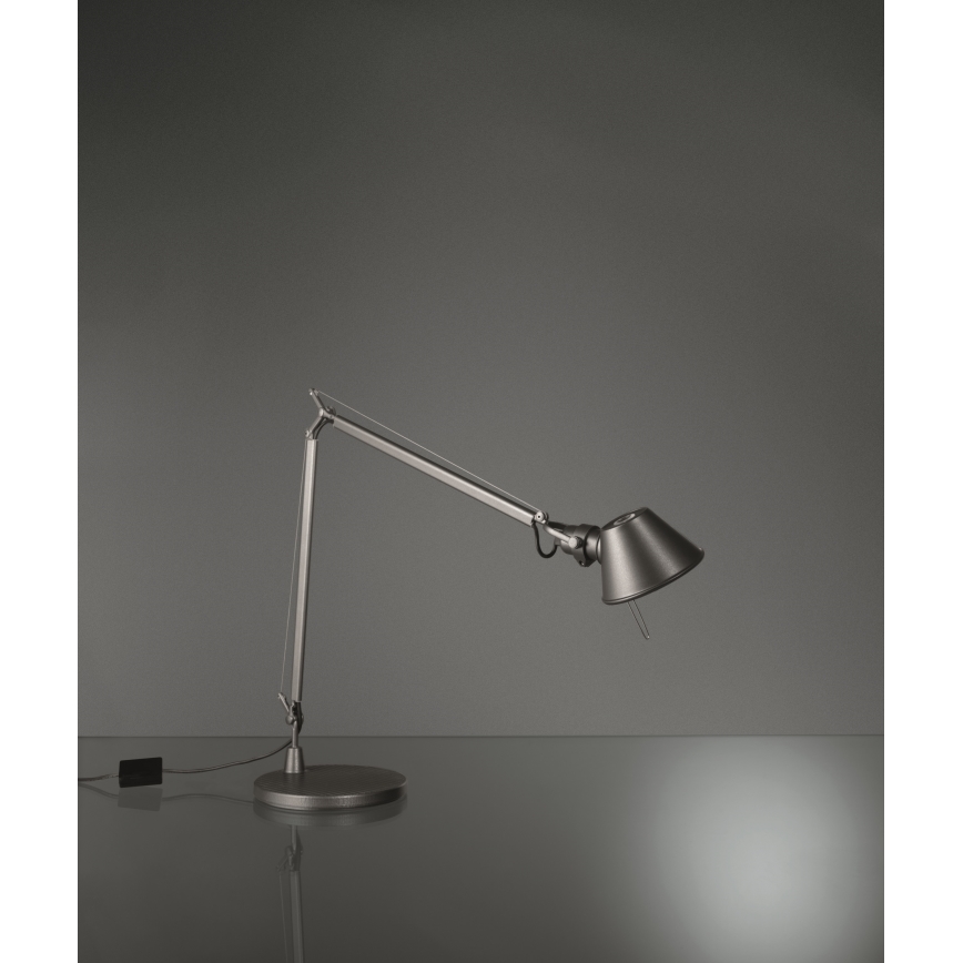 Artemide AR A015100+AR A003900 Komplet sæt - Dæmpbar LED-bordlampe TOLOMEO MIDI LED/9W/230V