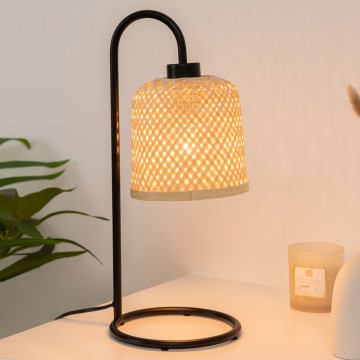 Atmosphera - Bordlampe ALI 1xE27/25W/230V bambus