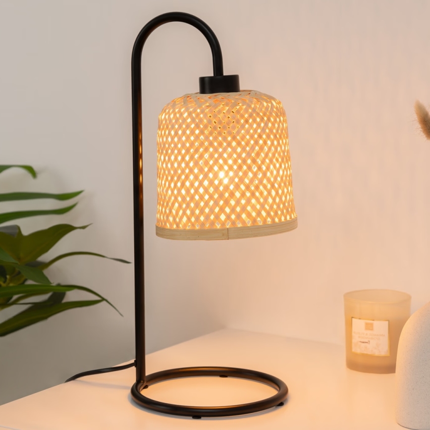 Atmosphera - Bordlampe ALI 1xE27/25W/230V bambus