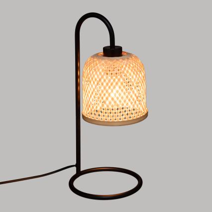 Atmosphera - Bordlampe ALI 1xE27/25W/230V bambus