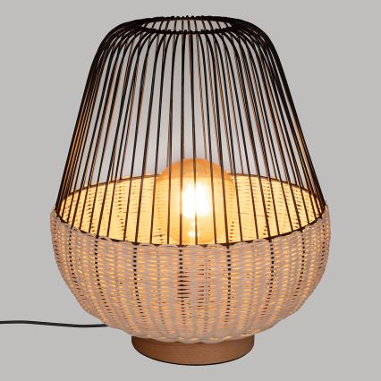 Atmosphera - Bordlampe ANEA 1xE27/40W/230V Rattan
