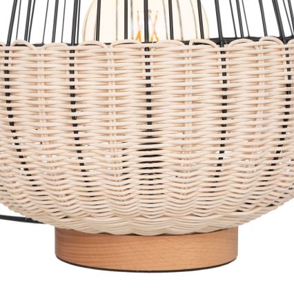 Atmosphera - Bordlampe ANEA 1xE27/40W/230V Rattan