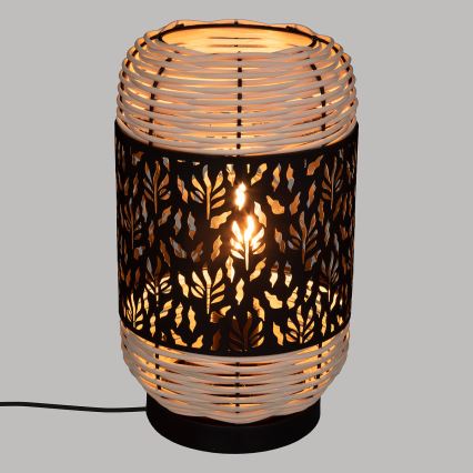 Atmosphera - Bordlampe CALY 1xE27/40W/230V Rattan