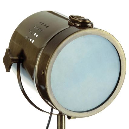 Atmosphera - Bordlampe EBOR 1xE14/25W/230V fyrretræ/messing