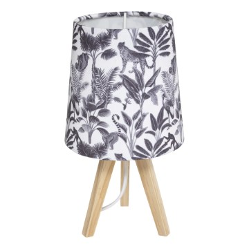 Atmosphera - Bordlampe JUNGLE 1xE14/25W/230V fyrretræ