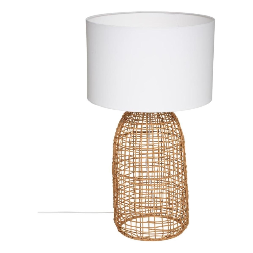 Atmosphera - Bordlampe KARLA 1xE27/25W/230V Rattan