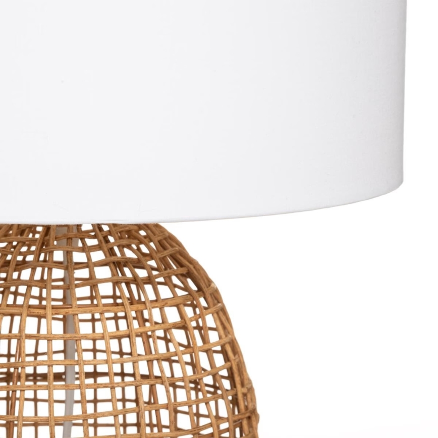 Atmosphera - Bordlampe KARLA 1xE27/25W/230V Rattan