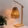 Atmosphera - Bordlampe KARLA 1xE27/40W/230V bambus