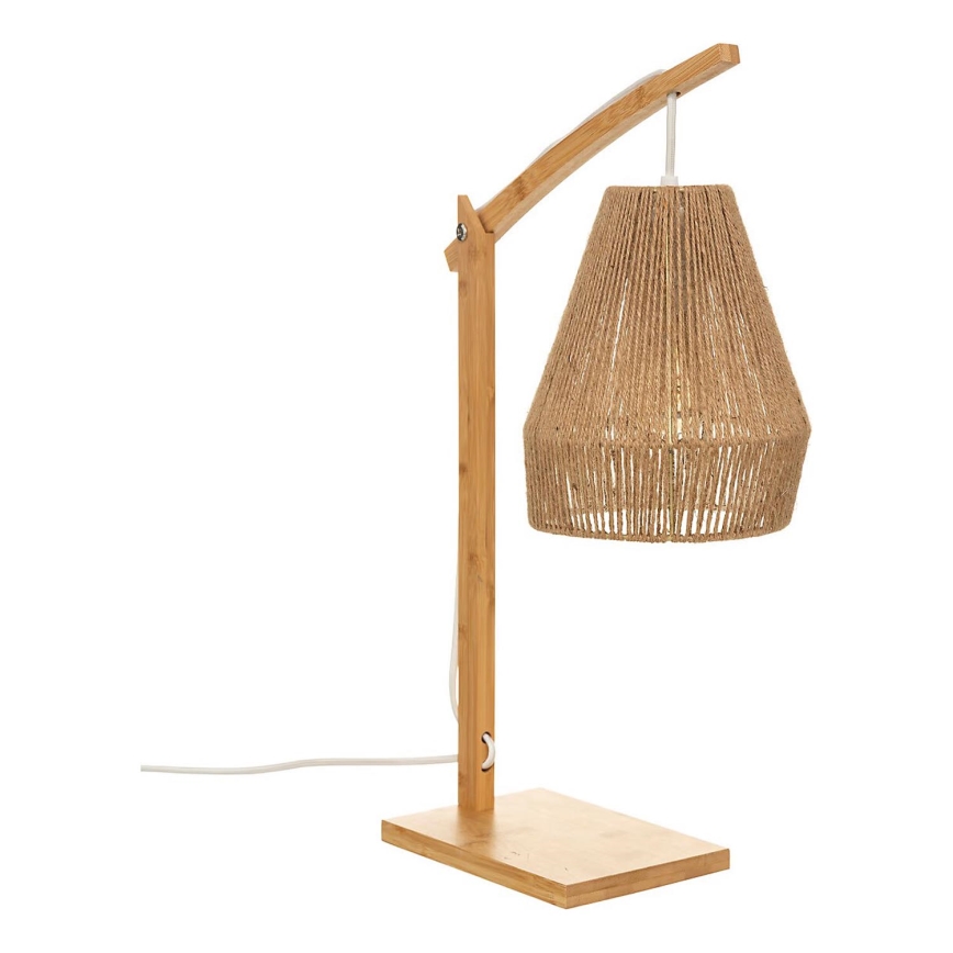 Atmosphera - Bordlampe KARLA 1xE27/40W/230V bambus
