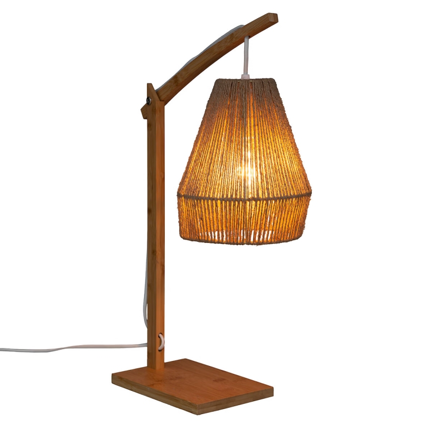 Atmosphera - Bordlampe KARLA 1xE27/40W/230V bambus