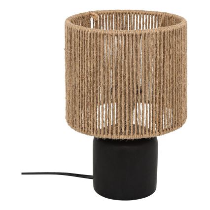 Atmosphera - Bordlampe KOBY 1xE14/40W/230V hamp/sort