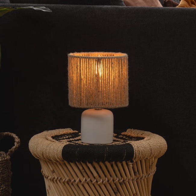 Atmosphera - Bordlampe KOBY 1xE14/40W/230V hvid
