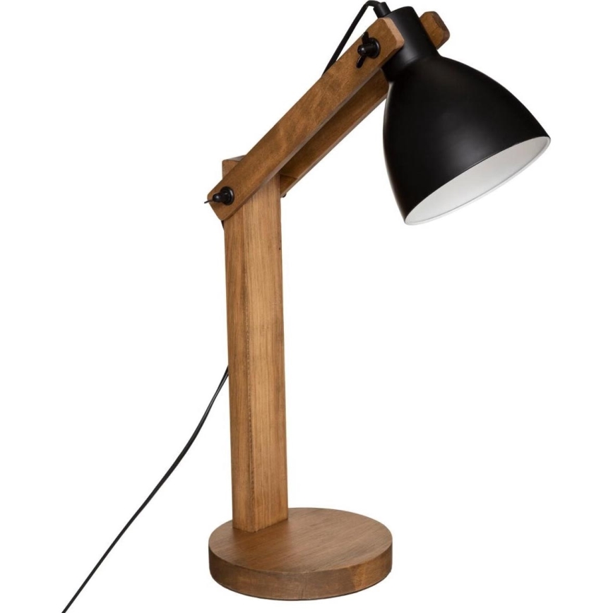 Atmosphera - Bordlampe KUBA 1xE14/25W/230V fyrretræ