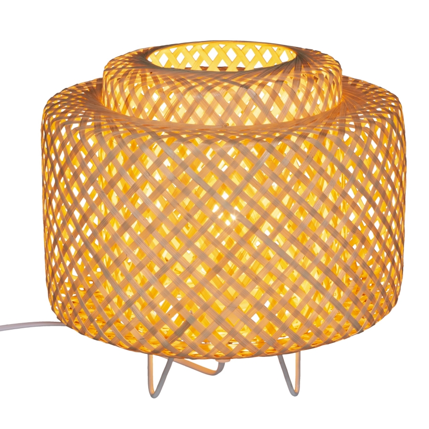 Atmosphera - Bordlampe LIBY 1xE27/40W/230V bambus
