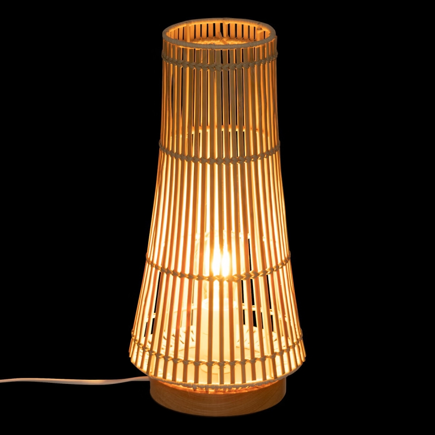 Atmosphera - Bordlampe MAHE 1xE27/25W/230V bambus