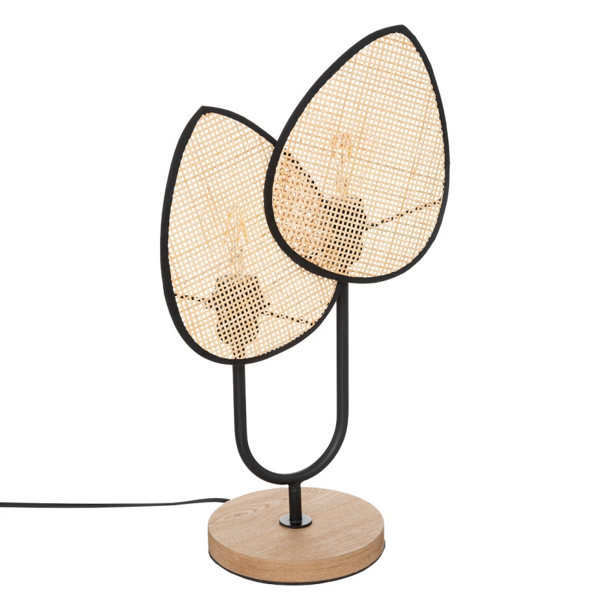 Atmosphera - Bordlampe OLME 1xE27/40W/230V Rattan
