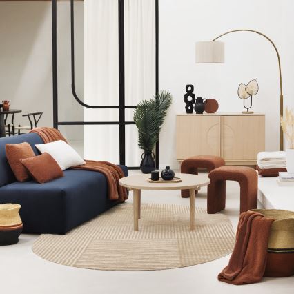 Atmosphera - Bordlampe OLME 2xE27/40W/230V rattan