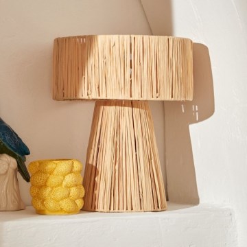 Atmosphera - Bordlampe ORANE 1xE27/40W/230V jute