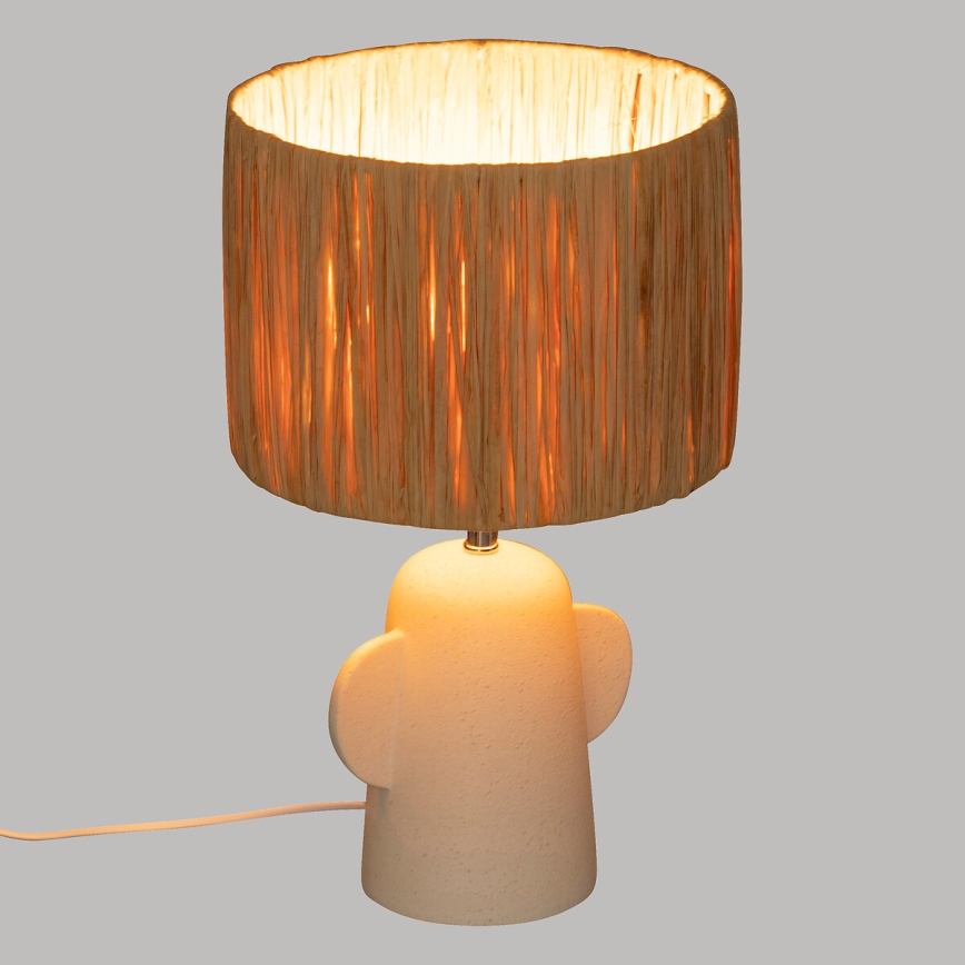 Atmosphera - Bordlampe RAIA 1xE27/40W/230V Raffia