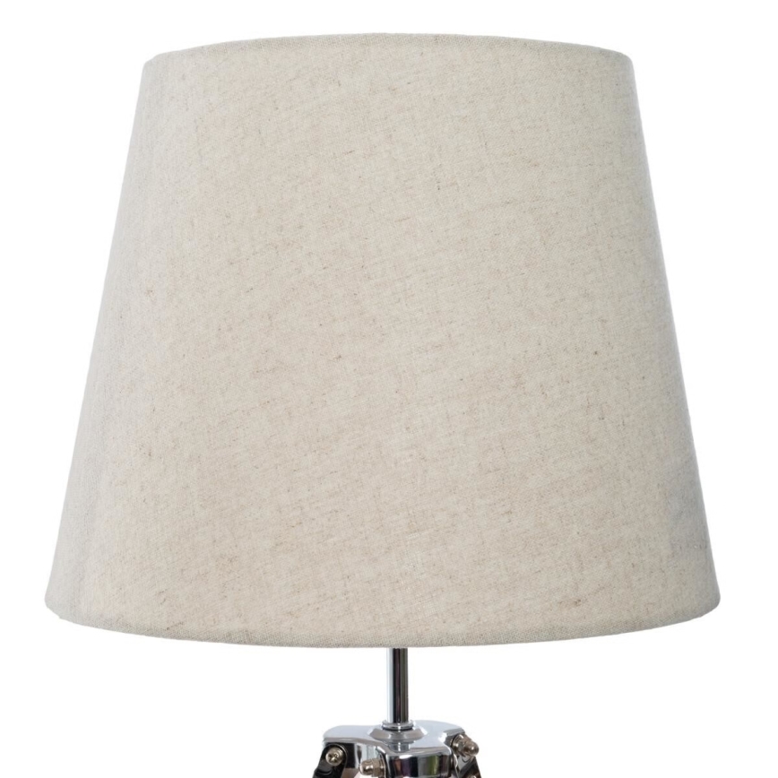 Atmosphera - Bordlampe RUNO 1xE27/25W/230V bambus/cremefarvet