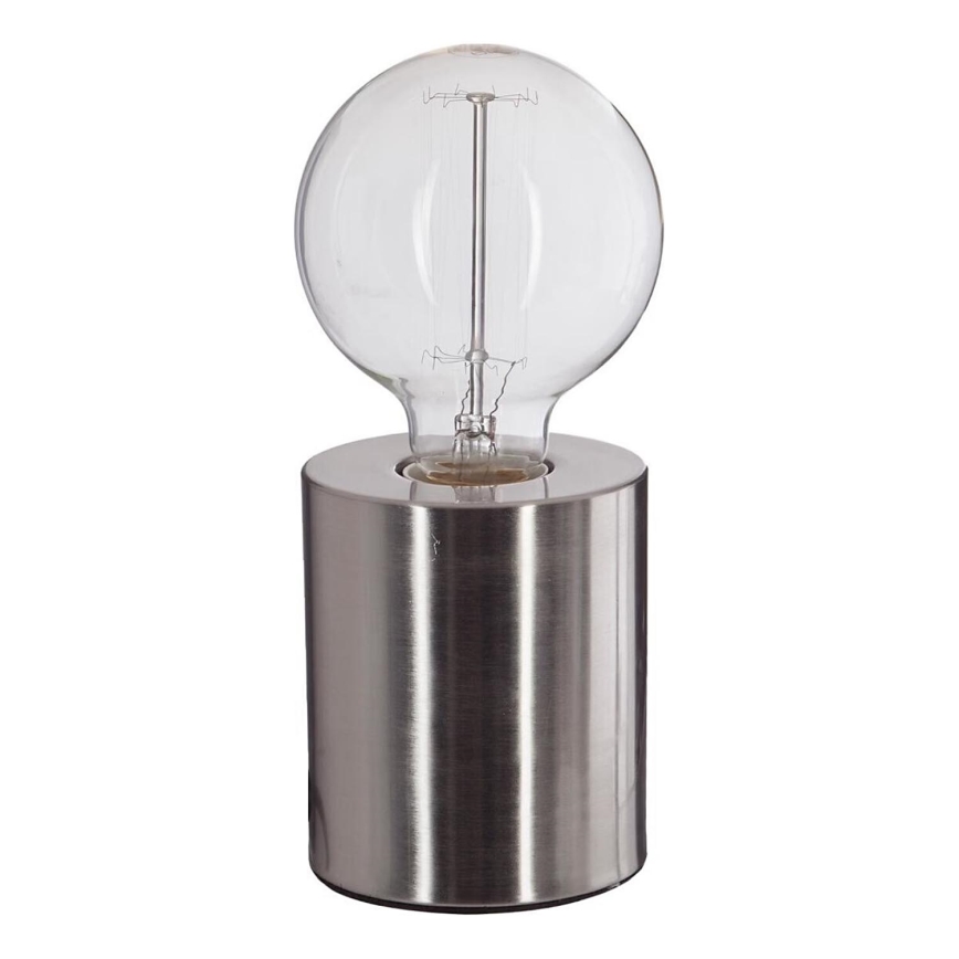 Atmosphera - Bordlampe SABA 1xE27/40W/230V sølvfarvet