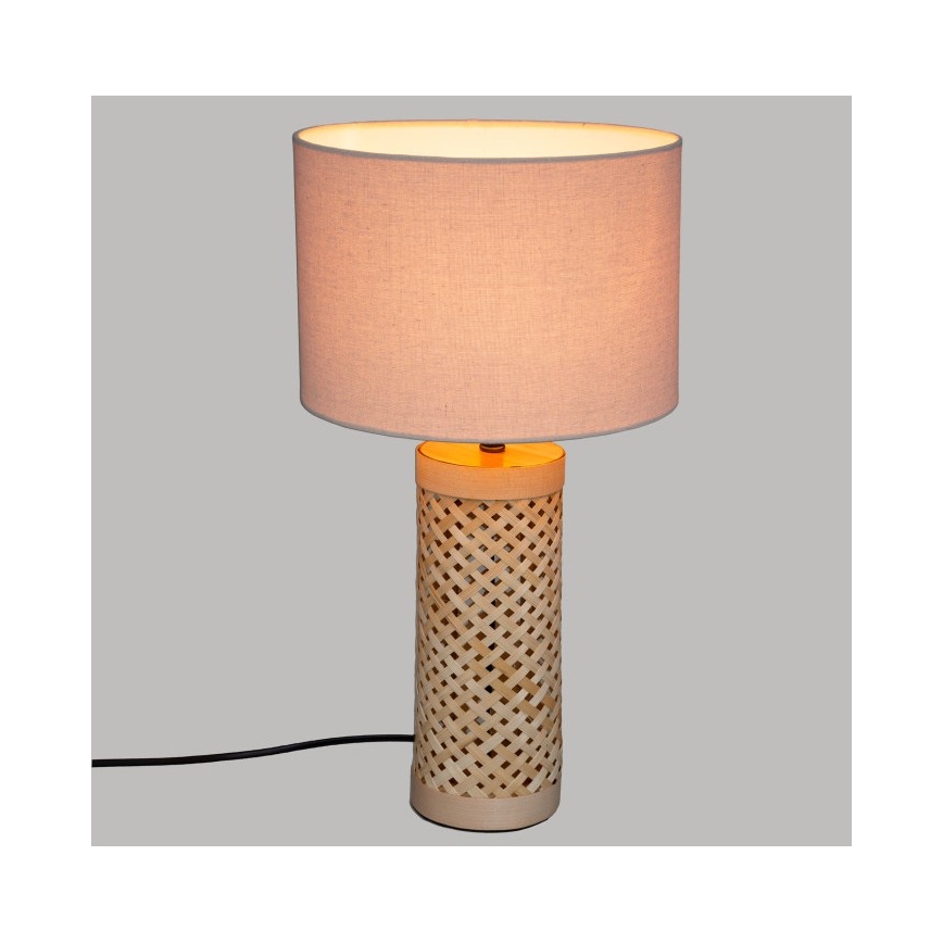 Atmosphera - Bordlampe SALMA 1xE27/40W/230V bambus