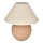 Atmosphera - Bordlampe SEIYA 1xE27/60W/230V brun/beige