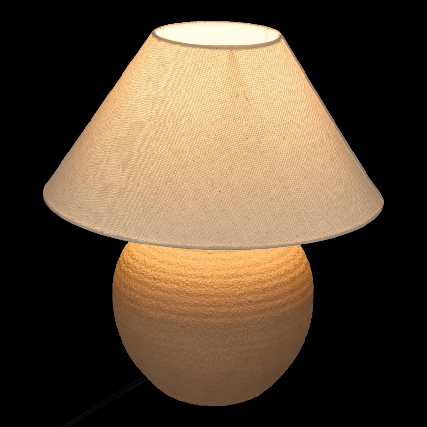 Atmosphera - Bordlampe SEIYA 1xE27/60W/230V brun/beige