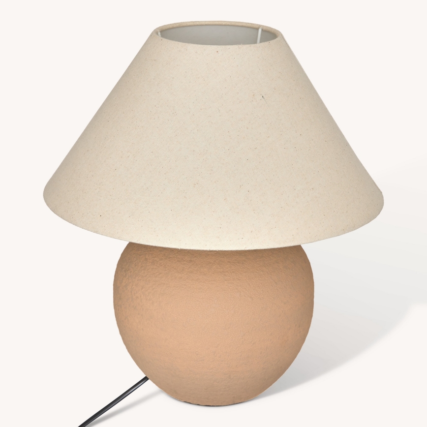 Atmosphera - Bordlampe SEIYA 1xE27/60W/230V brun/beige
