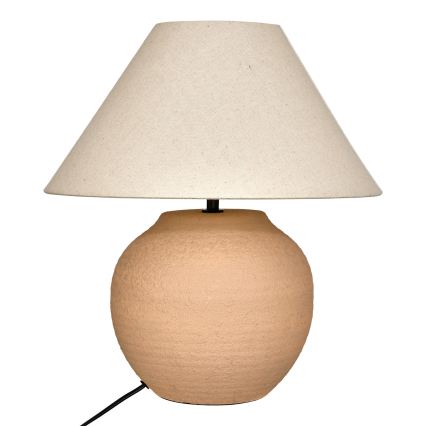 Atmosphera - Bordlampe SEIYA 1xE27/60W/230V brun/beige