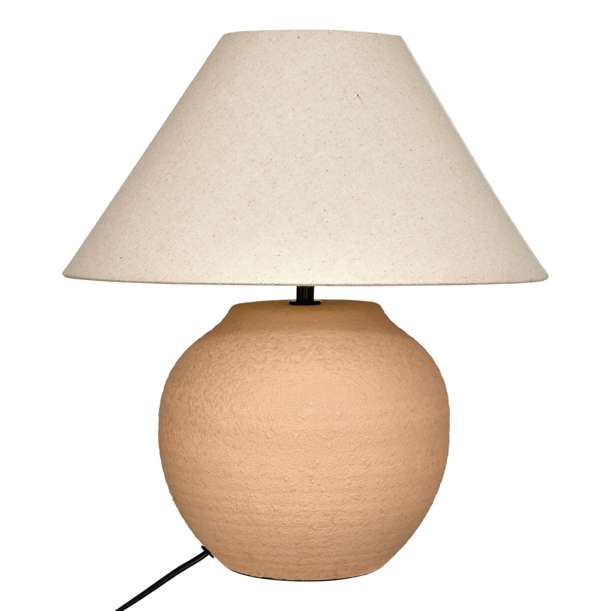 Atmosphera - Bordlampe SEIYA 1xE27/60W/230V brun/beige
