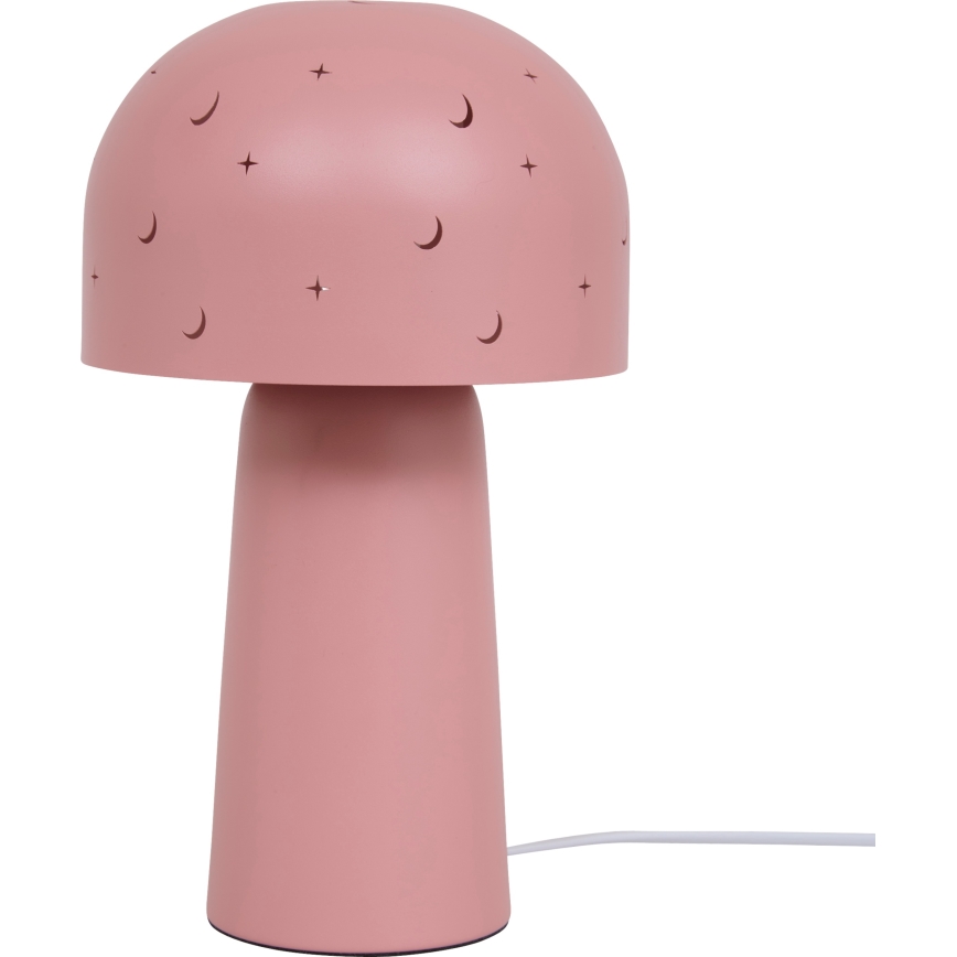Atmosphera - Bordlampe til børn STARRY MUSHROOM 1xE14/25W/230V lyserød