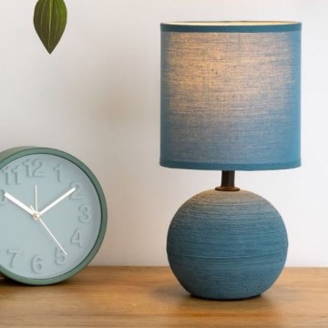 Atmosphera - Bordlampe TIMÉO 1xE14/60W/230V blå