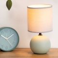 Atmosphera - Bordlampe TIMÉO 1xE14/60W/230V grå