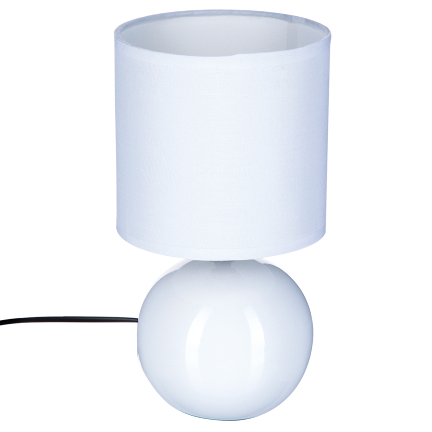 Atmosphera - Bordlampe TIMÉO 1xE14/60W/230V skinnende hvid
