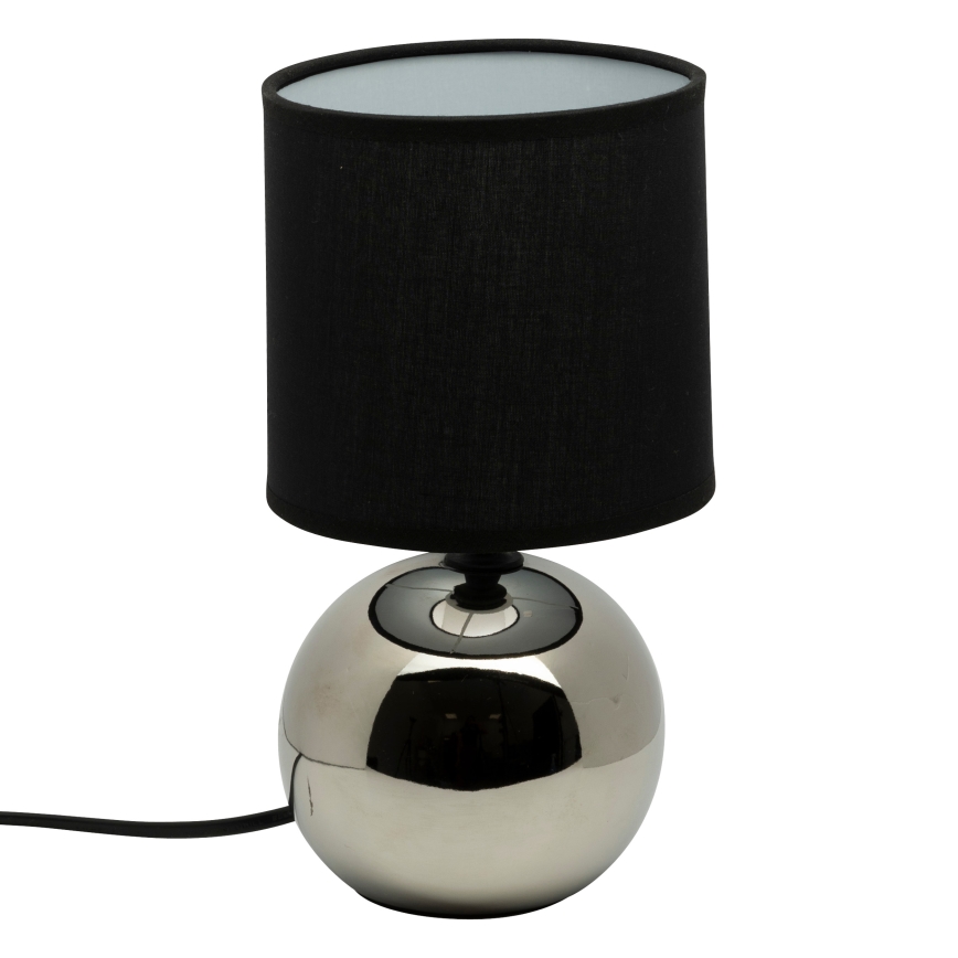 Atmosphera - Bordlampe TIMÉO 1xE14/60W/230V skinnende krom/sort