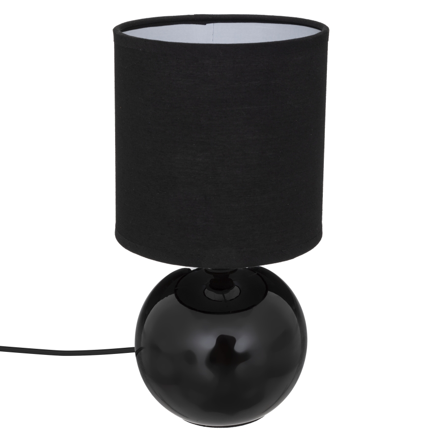 Atmosphera - Bordlampe TIMÉO 1xE14/60W/230V skinnende sort