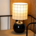 Atmosphera - Bordlampe TIMÉO 1xE14/60W/230V sort/hvid