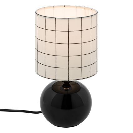 Atmosphera - Bordlampe TIMÉO 1xE14/60W/230V sort/hvid
