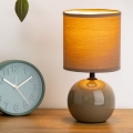 Atmosphera - Bordlampe TIMÉO 1xE14/60W/230V taupe