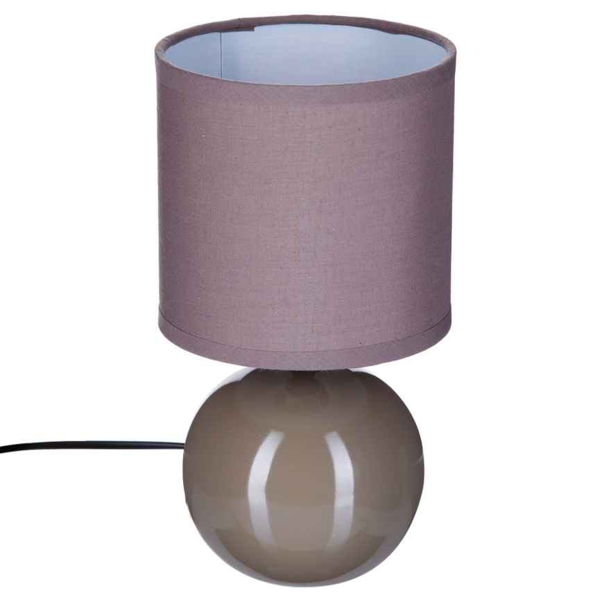 Atmosphera - Bordlampe TIMÉO 1xE14/60W/230V taupe