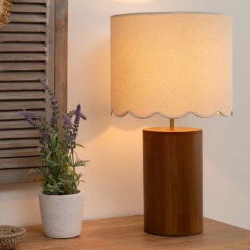 Atmosphera - Bordlampe VANIA 1xE27/40W/230V fyrretræ