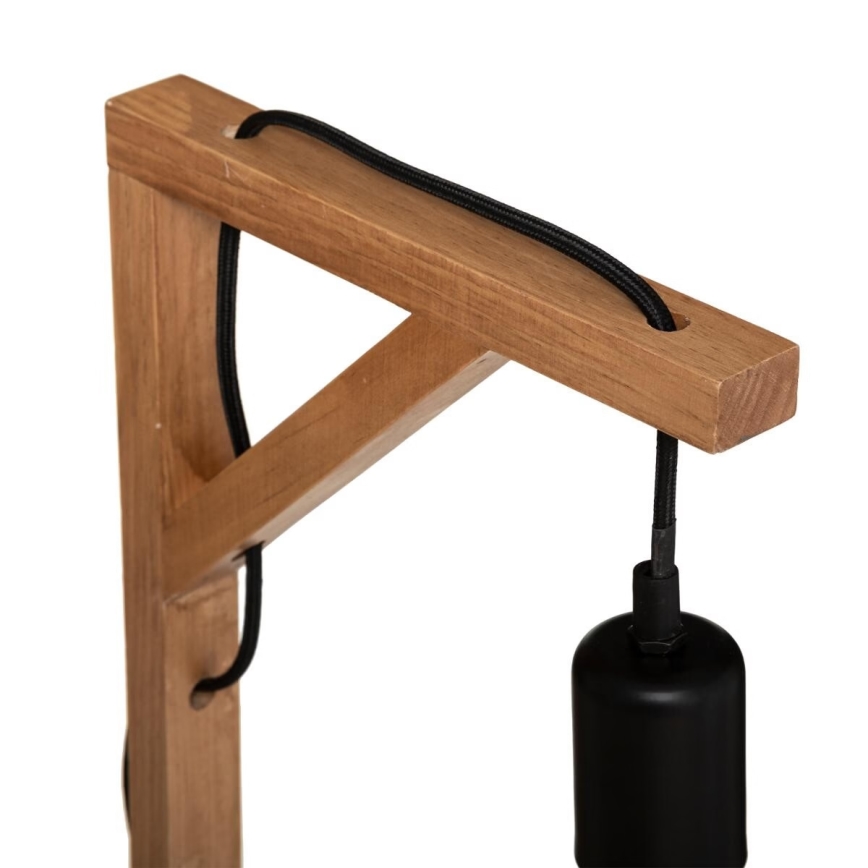 Atmosphera - Bordlampe WILD 1xE27/25W/230V fyrretræ