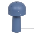 Atmosphera - Børnebordlampe STARRY MUSHROOM 1xE14/25W/230V blå