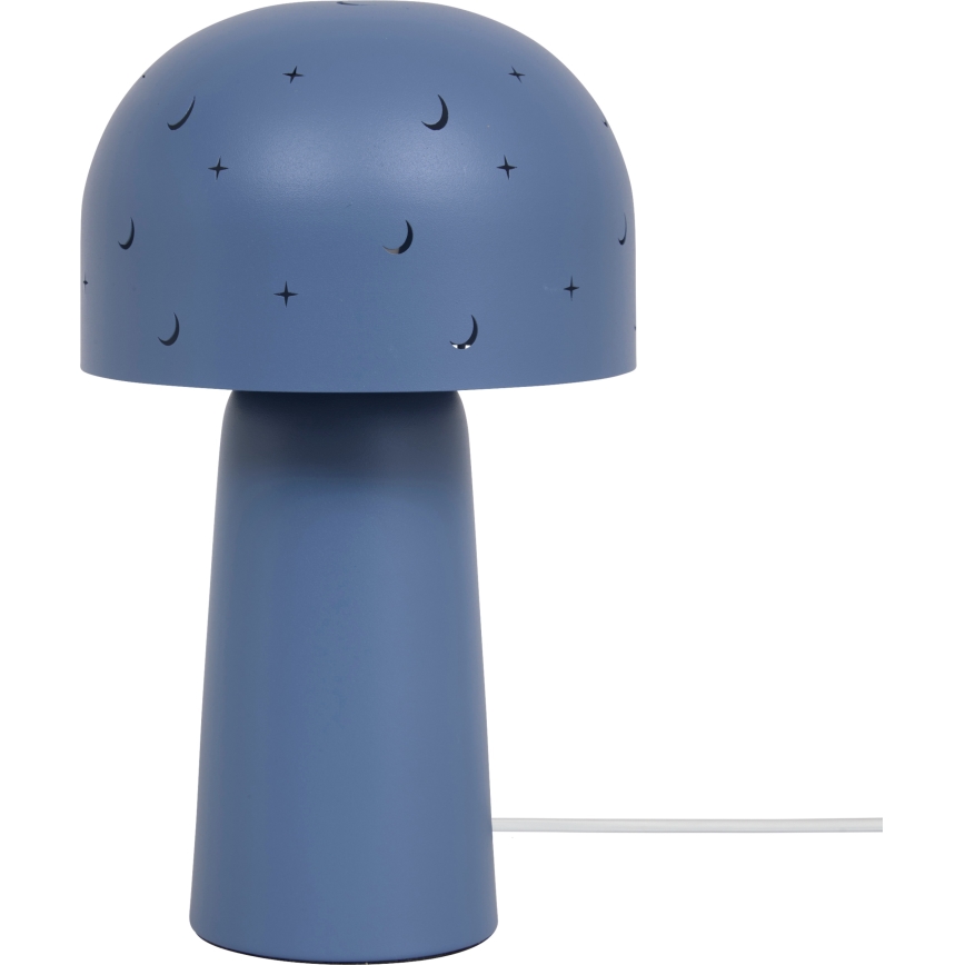 Atmosphera - Børnebordlampe STARRY MUSHROOM 1xE14/25W/230V blå