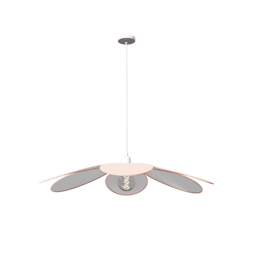 Atmosphera - Børnependel på ledning PETAL 1xE27/40W/230V Ø 64 cm rosa