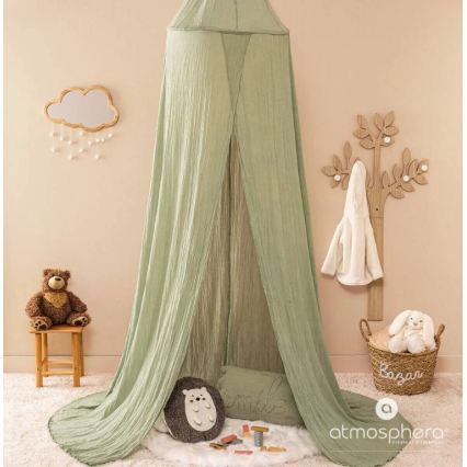 Atmosphera - Børnevægspejl CLOUD 40x36 cm gummitræ