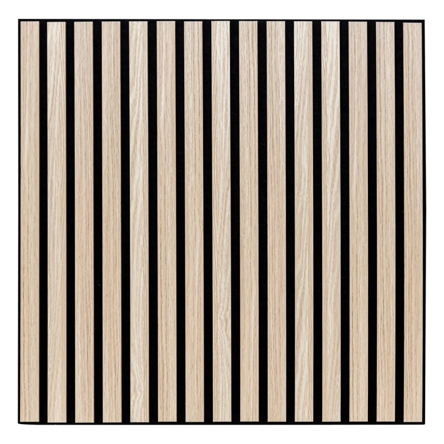 Atmosphera - Dekorativt 3D-vægpane 60x60 cm lysebrun